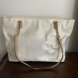 Michael Kors White Shoulder Bag Tote
